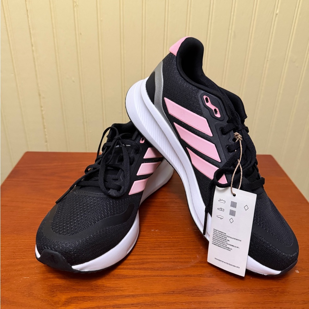 Adidas Women's Black and Pink Athletic Shoes